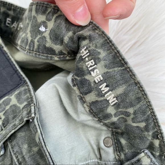 American eagle animal leopard hi-rise mini skirt - Picture 5 of 6